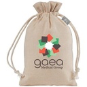 Small Gift Bag - 4 oz. Recycled Cotton Blend - Heat Transfer