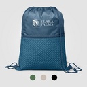 Sora Recycled 210D Polyester Quilted Drawstring Bag - 6L