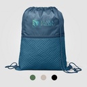 Sora Recycled 210D Polyester Quilted Drawstring Bag - 6L - ColorJet