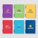 Jora Recycled Leather Spiral Bound Notebook - A5 - ColorJet