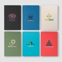 Eilo Recycled PU Contrast Stitch Journal - A5