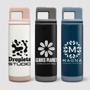 Grosche Alpine Stainless Steel Removable Straw Flip n' Sip Bottle - 20oz