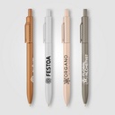 Vale Recycled Plastic Diamond Textured Metallic Pen