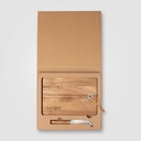 Mysa FSC Wood Hanging Cheese Knife & Board – 9.45 x 6.69 x 0.59"