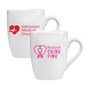 13 oz. Ceramic Bistro Mug - White