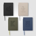Malmö Recycled PU Soft Cover Extended Journal - A5 - Deboss