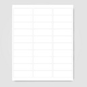 Address Label - 1" x 2-5/8"