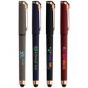 Islander Softy Rose Gold Gel Pen w/ Stylus - ColorJet
