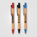 Bali Bamboo Pen with Wheat Plastic Trim