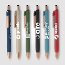 York Recycled Plastic Bronze Trim Stylus Ballpoint Pen