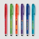 Prism Recycled Plastic Fidget Ball Stylus Gel Pen - ColorJet