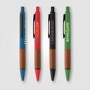 Tide Recycled Plastic Wood Grip Pen - ColorJet