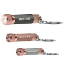 Chroma Softy Rose Gold Metallic - LED Flashlight with Keyring