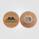 Bamboo Magnetic Bottle Opener - ColorJet