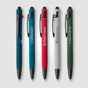 Saga Recycled Aluminum Bolt Action Stylus Pen