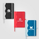 Grete Recycled PU Wave Pattern Journal - A5