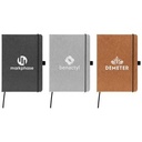 Carson 5.8" x 8.3" Recycled PU Leather Notebook