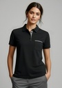 Edge Contrast Check Ladies' Polo Shirt