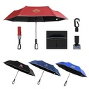 Ridgeline 46" Arc Reflective Umbrella with Carabiner Handle